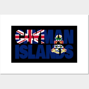 Cayman Islands flag stencil Posters and Art